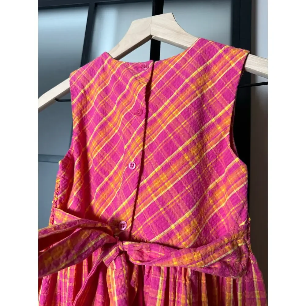 Strasburg Plaid Dress Girls Size 8y